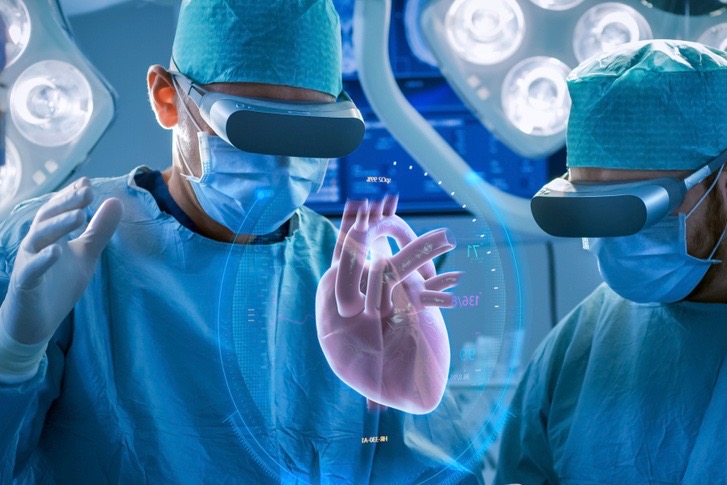 Virtuelle Realität hilft Chirurgen während einer Operation