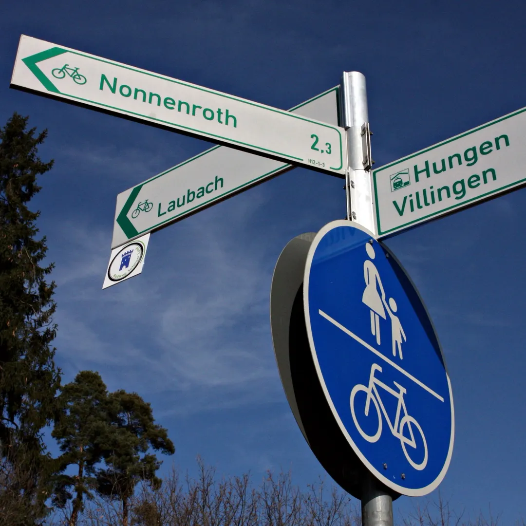 Radroutenbeschilderung