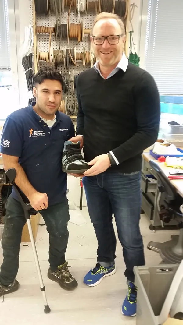 Ismail Habash mit Matthias Hartman (r.) (Foto: privat)