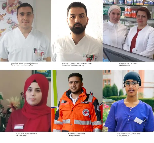 Migranten unterstützen das Gesundheitssystem in der Corona-Krise. (Quelle: Landkreis Limburg-Weilburg)