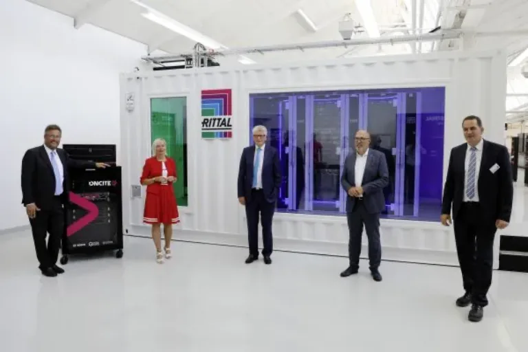 Digitalministerin besucht das neue Werk der Rittal GmbH in Haiger