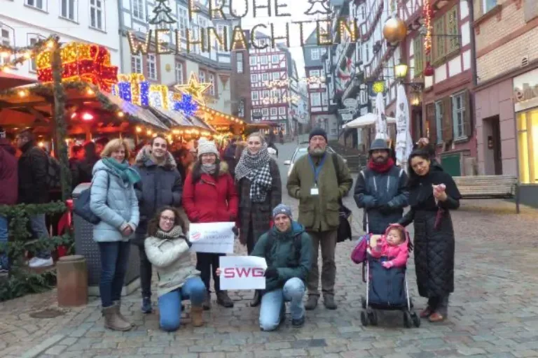 Newcomers Day in Marburg mit Besuch des Weihnachtsmarktes
