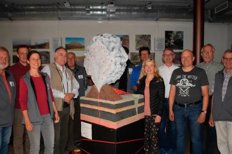 ​ Neues Vulkanmodell für das Vulkaneum