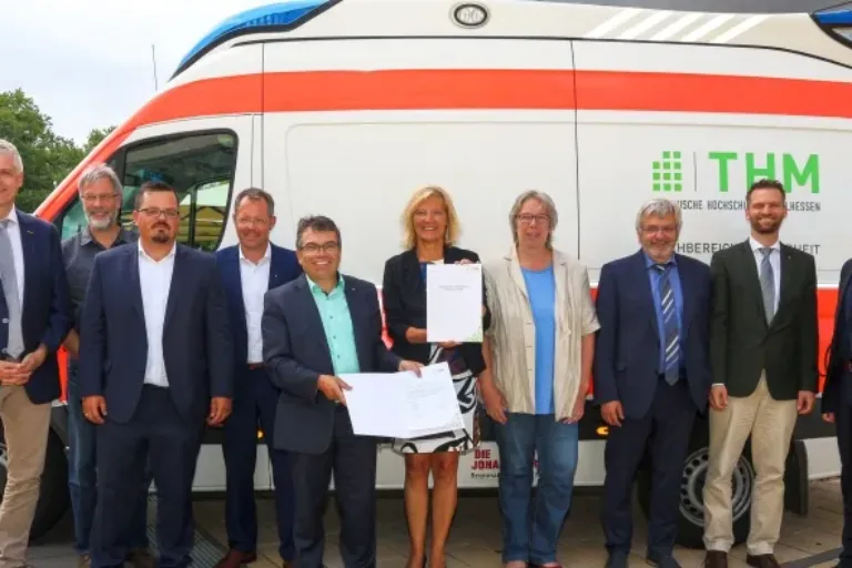 Kooperation im Rettungsdienst zwischen THM und Landkreis Gießen