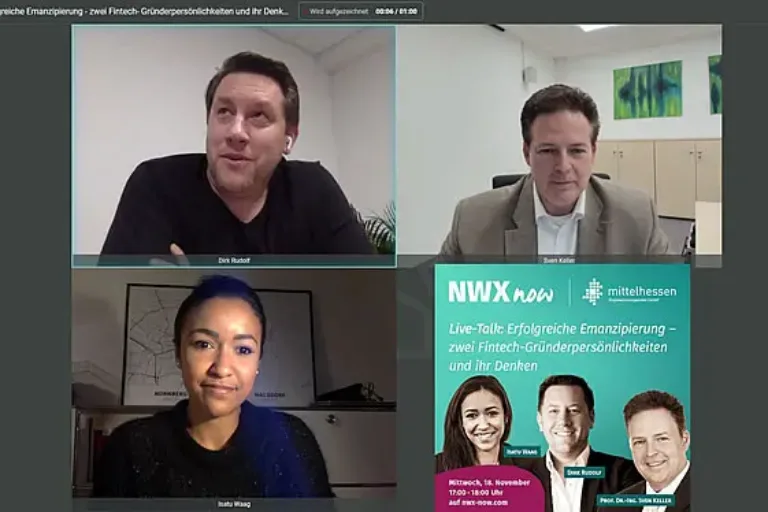 NWXnow Live-Talk mit mittelhessischen Gründerpersönlichkeiten