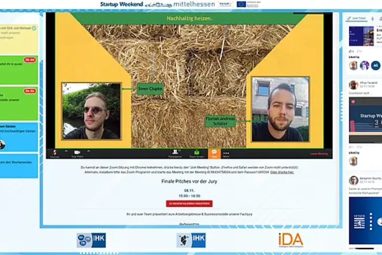 Stroh-Pellet-Idee gewinnt beim Startup Weekend Mittelhessen