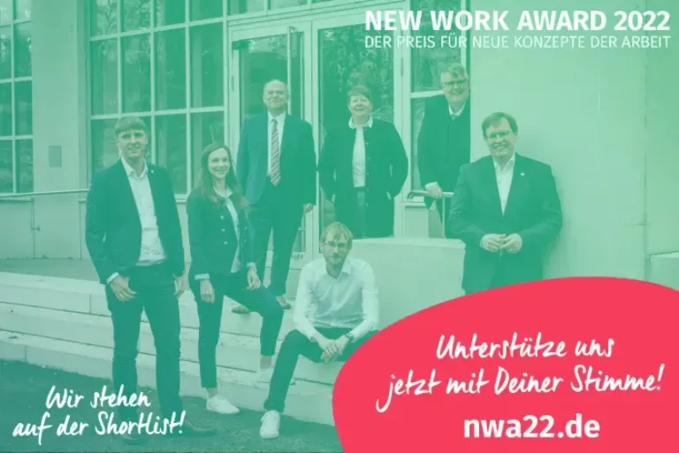 Mittelhessen nominiert für den New Work Award 2022 – jetzt abstimmen!