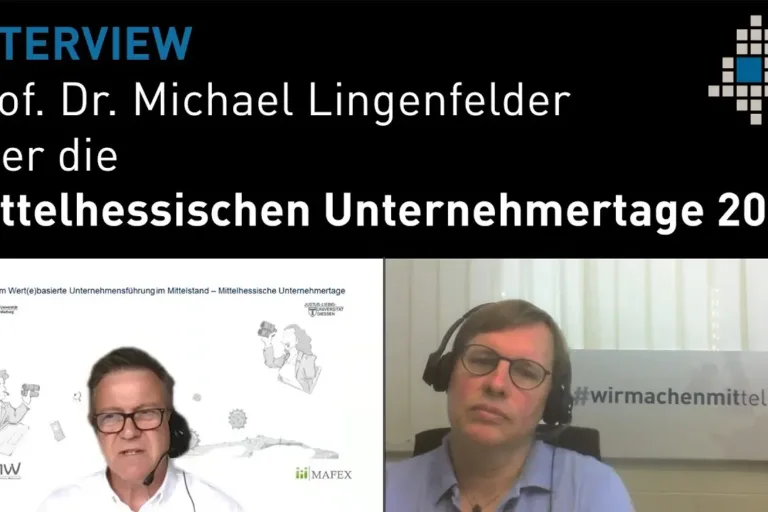 Professor Lingenfelder, worum geht es bei den  Mittelhessischen  Unternehmertagen 2022?