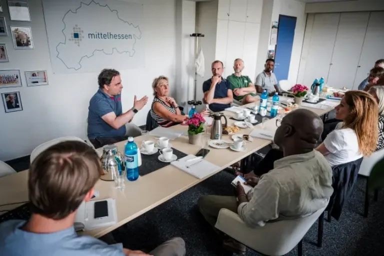 Austausch mit französischer Delegation zur Arbeitsmarktintegration