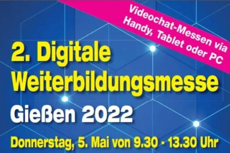 Mehr als 15 Bildungsträger der Region Gießen, Wetterau und Vogelsberg präsentieren ihre Qualifizierungsangebote