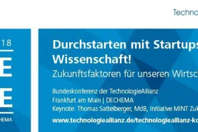 3. Bundeskonferenz der TechnologieAllianz in Frankfurt am Main