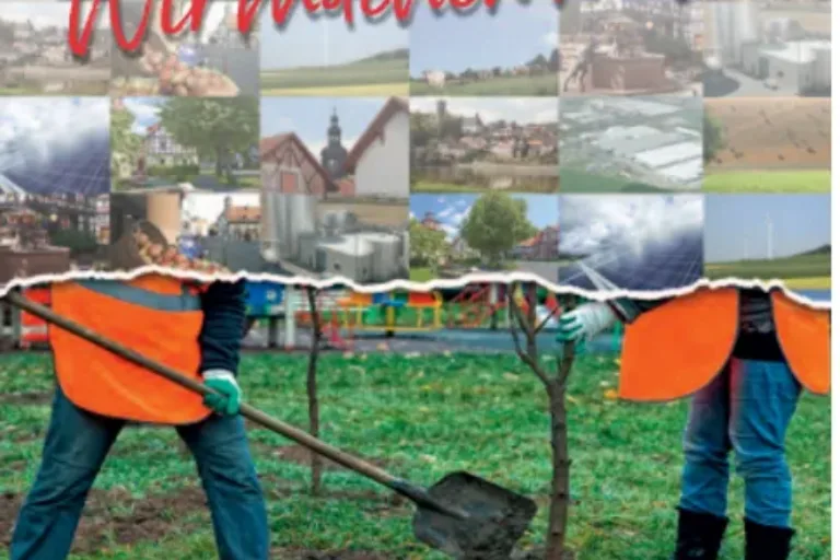 Staatsminister Wintermeyer überreicht Bescheid an das Projekt „Altes Wasserhaus“ in Leun