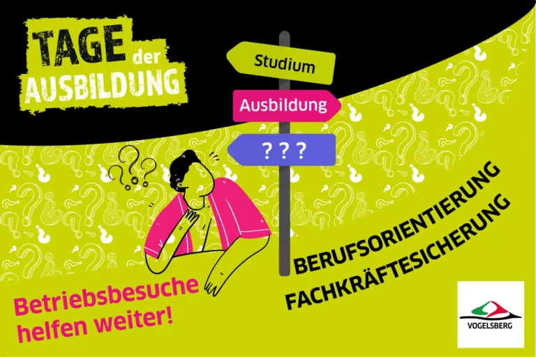 Fachkräftesicherung mit den Tagen der Ausbildung im Vogelsbergkreis
