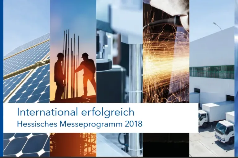 Klimaschutz, Tourismus oder Maschinenbau: Hessen Trade & Invest stellt Messeprogramm für 2018 vor
