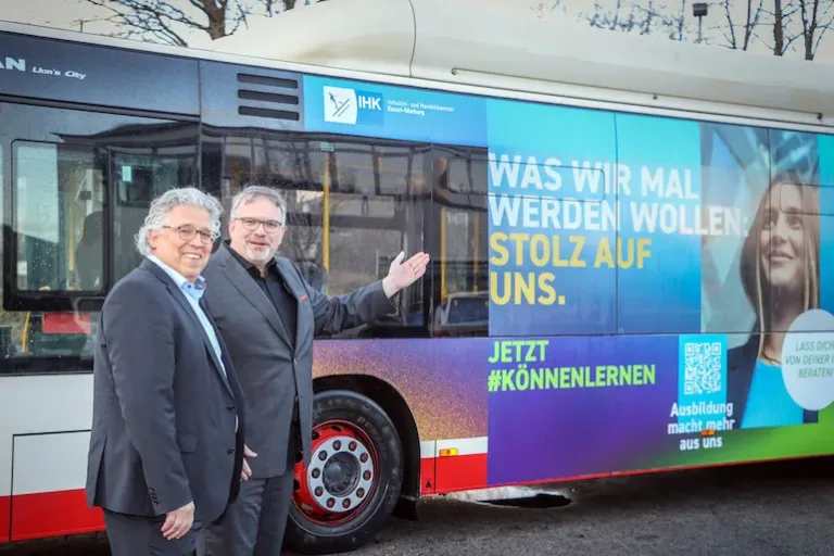IHK Kassel‑Marburg wirbt mit Marburger Bus