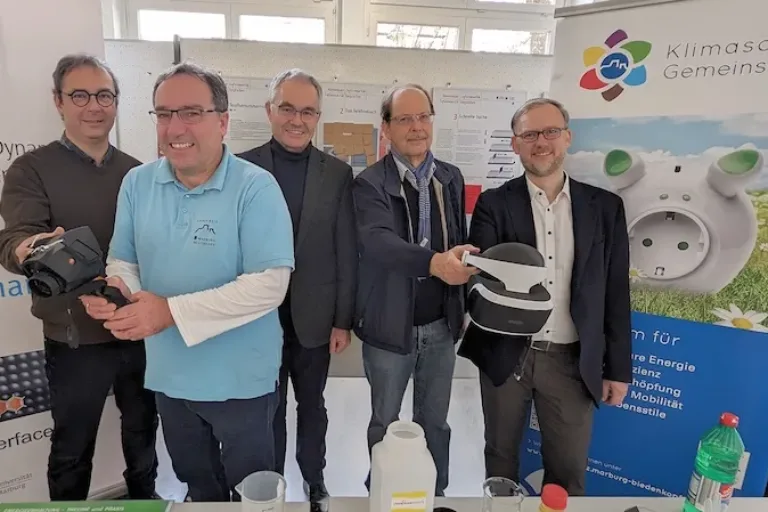 Wasserstoff im Fokus: Landkreis, Landesenergieagentur und Chemikum Marburg gehen stärkere Verbindung ein