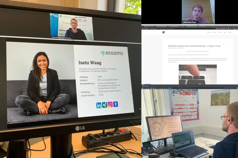 Regionalmanagement hostet erstes Gründerwebinar